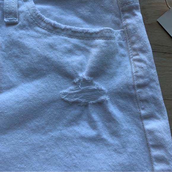 Universal Thread Highest Rise Shortie Shorts Vintage Strech white Size 2R - Picture 4 of 9